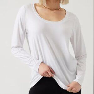 NWOT Athleta Stratus II Top, White, Medium
